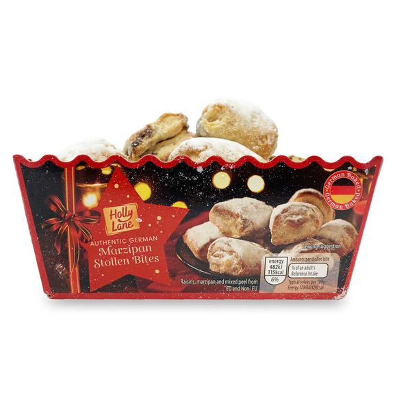 Holly Lane Authentic German Marzipan Stollen Bites 350g